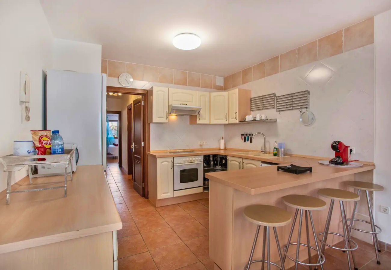 Apartamento en Costa Teguise - Casa Queen Ovetus Planta baja, piscina y WIFI 